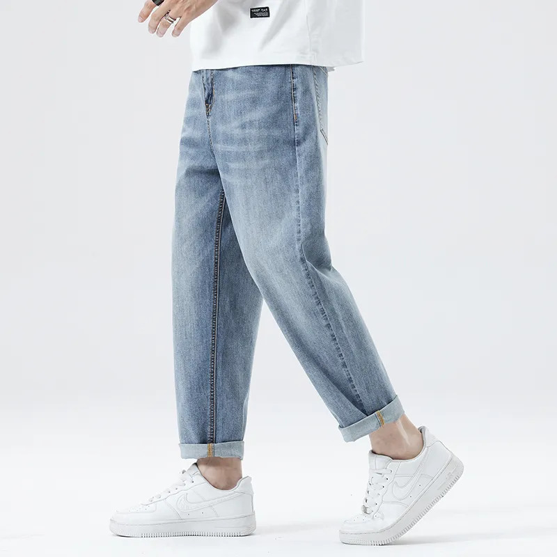Jeep Straight Fit Draped Thin Jeans Unisex-7