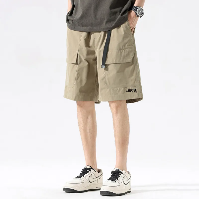 Jeep Gorpcore Versatile Parachute Cargo Shorts Unisex-77