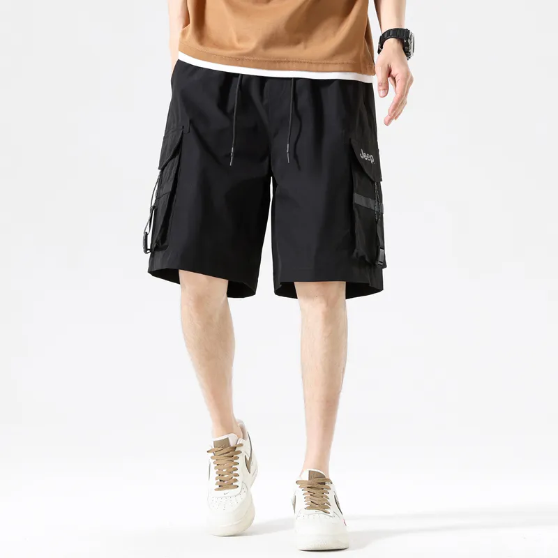 Jeep Gorpcore Versatile Parachute Cargo Shorts Unisex-8