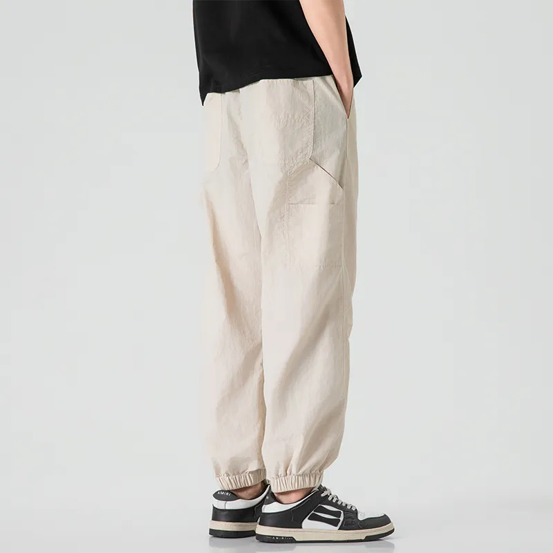 Jeep Individual Lace Up Straight Fit Casual Pants Unisex-195