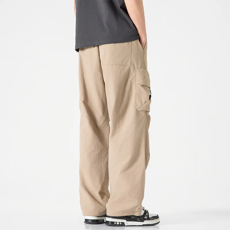 Jeep Individual Lace Up Straight Fit Casual Pants Unisex-105