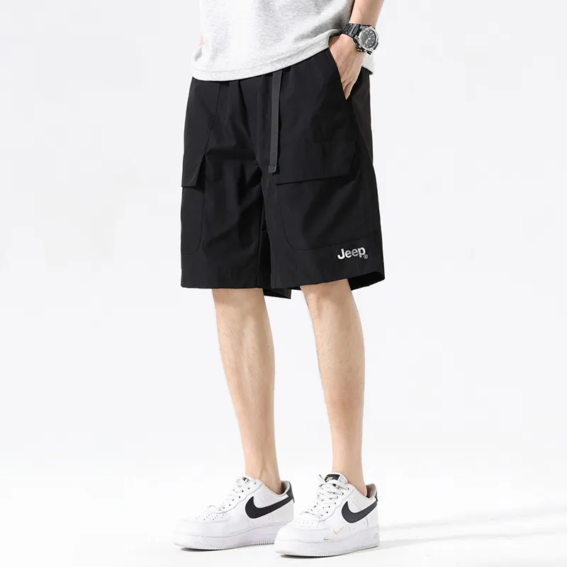 Jeep Gorpcore Versatile Parachute Cargo Shorts Unisex-80