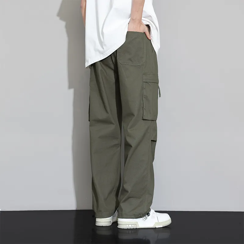 Jeep Draped Versatile Casual Cargo Pants Unisex-16