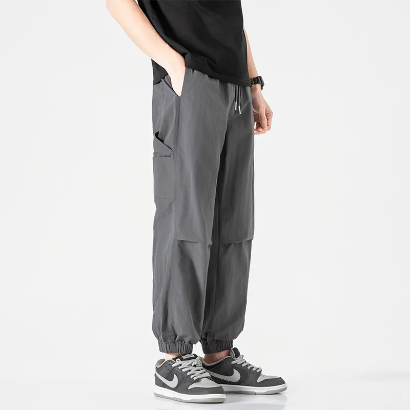Jeep Individual Lace Up Straight Fit Casual Pants Unisex-214