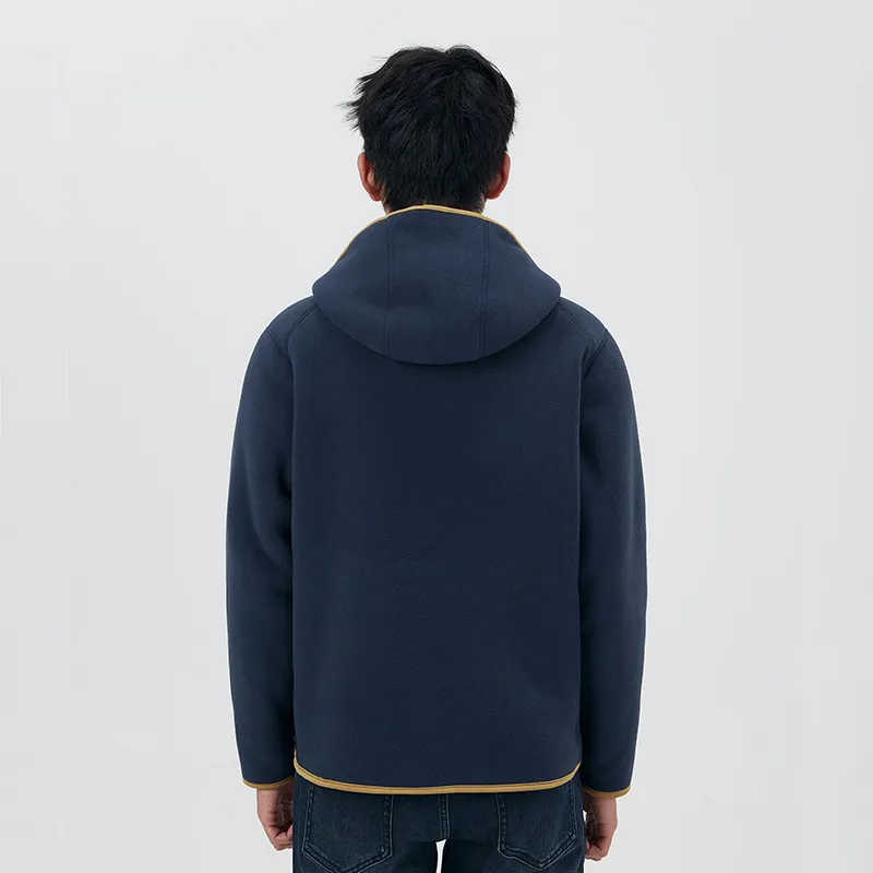 Jeep Double Sided Polar Fleece Jacket With Velvet Long Sleeved Coat Unisex-18