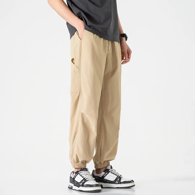 Jeep Individual Lace Up Straight Fit Casual Pants Unisex-204