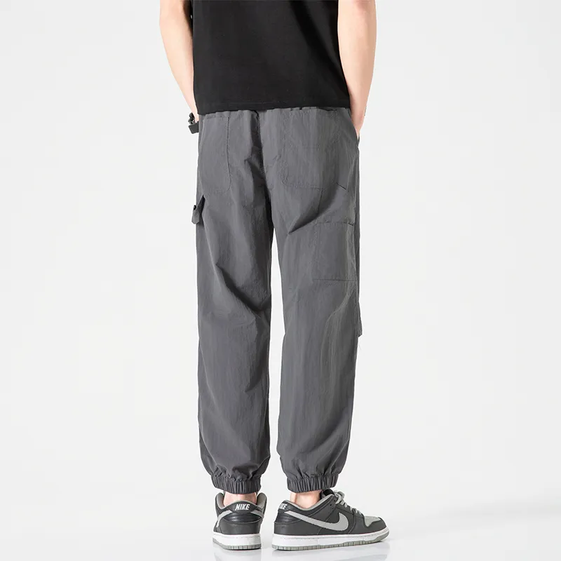 Jeep Individual Lace Up Straight Fit Casual Pants Unisex-216