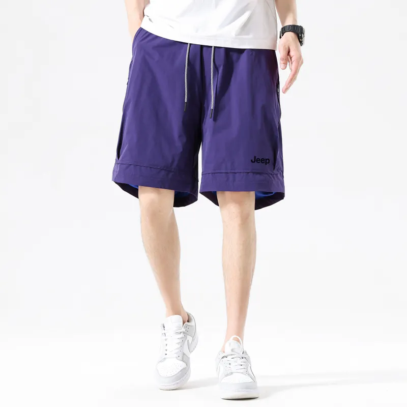 Jeep Gorpcore Versatile Parachute Cargo Shorts Unisex-49