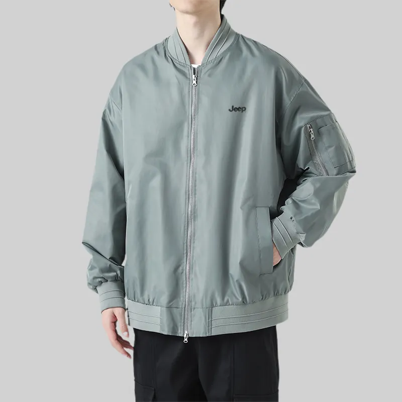 Jeep Preppy Style Loose Fit Drop Shoulder Sleeve Jackets & Coats Unisex-14