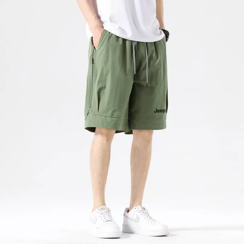 Jeep Gorpcore Versatile Parachute Cargo Shorts Unisex-45