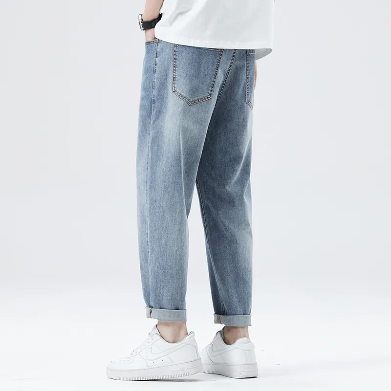Jeep Straight Fit Draped Thin Jeans Unisex-9