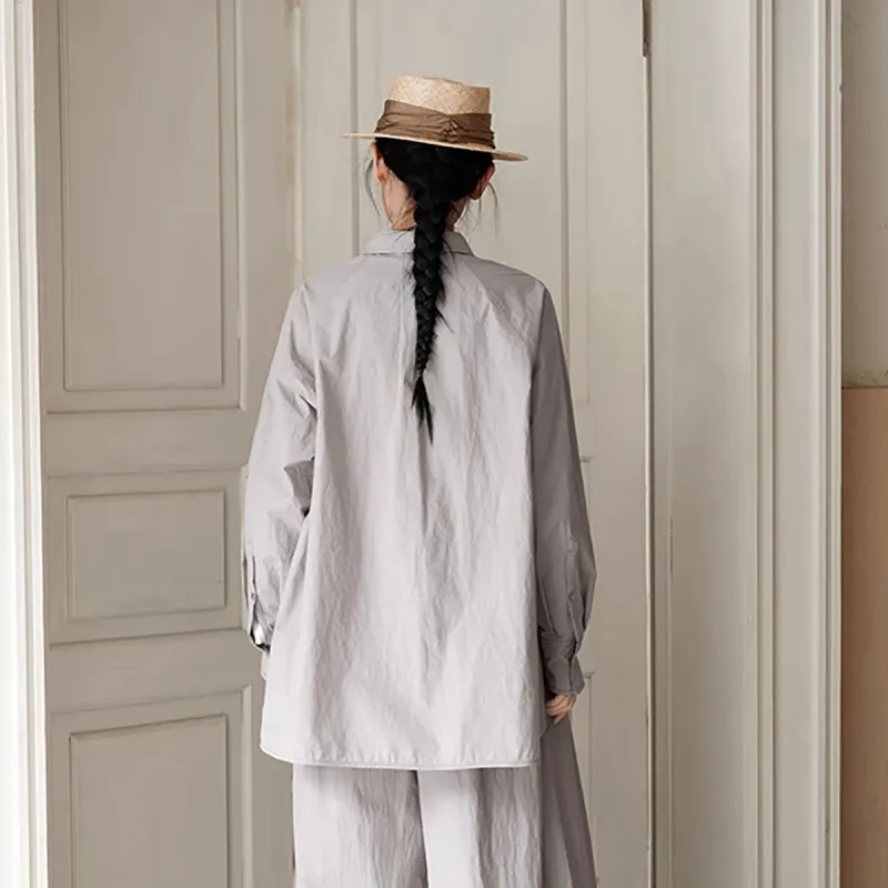 KERANPUJIAN Shirt By Keren Women's Cool Capital Gray-1