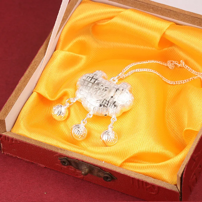 AITAO 999 Fine Silver Sterling Silver Necklaces Kids'-2