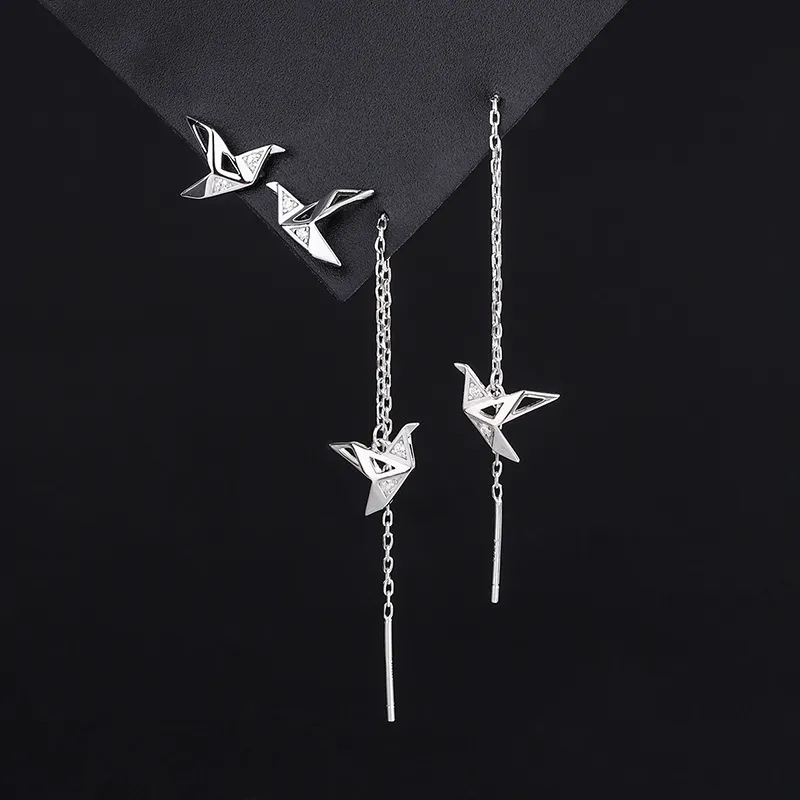 AITAO 999 Fine Silver Drop Earrings Unisex-3