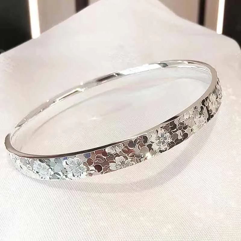 AITAO Foot Silver Bracelet 999 Fine Silver Women's-4