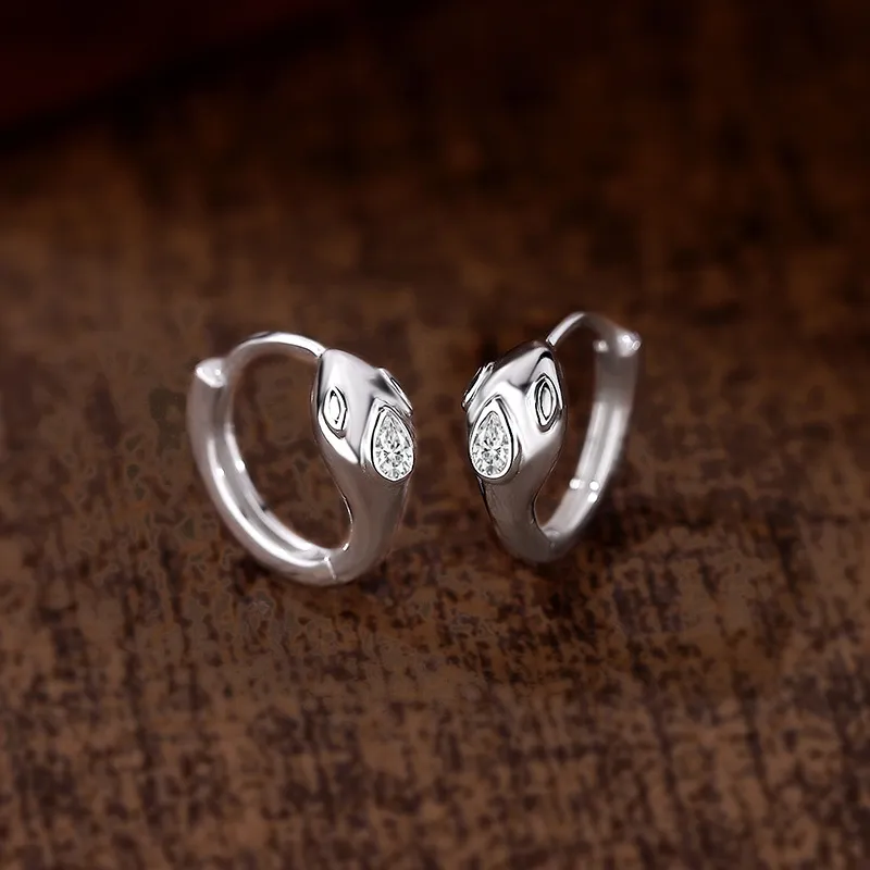 AITAO 999 Fine Silver Sterling Silver Hoop Earrings Unisex-2
