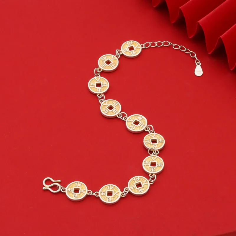 AITAO 999 Fine Silver Pure Silver Bracelets Women's-4