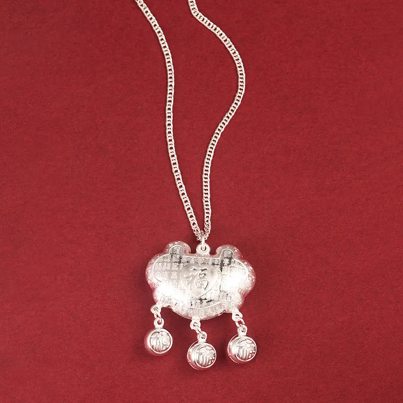 AITAO 999 Fine Silver Sterling Silver Necklaces Kids'-3