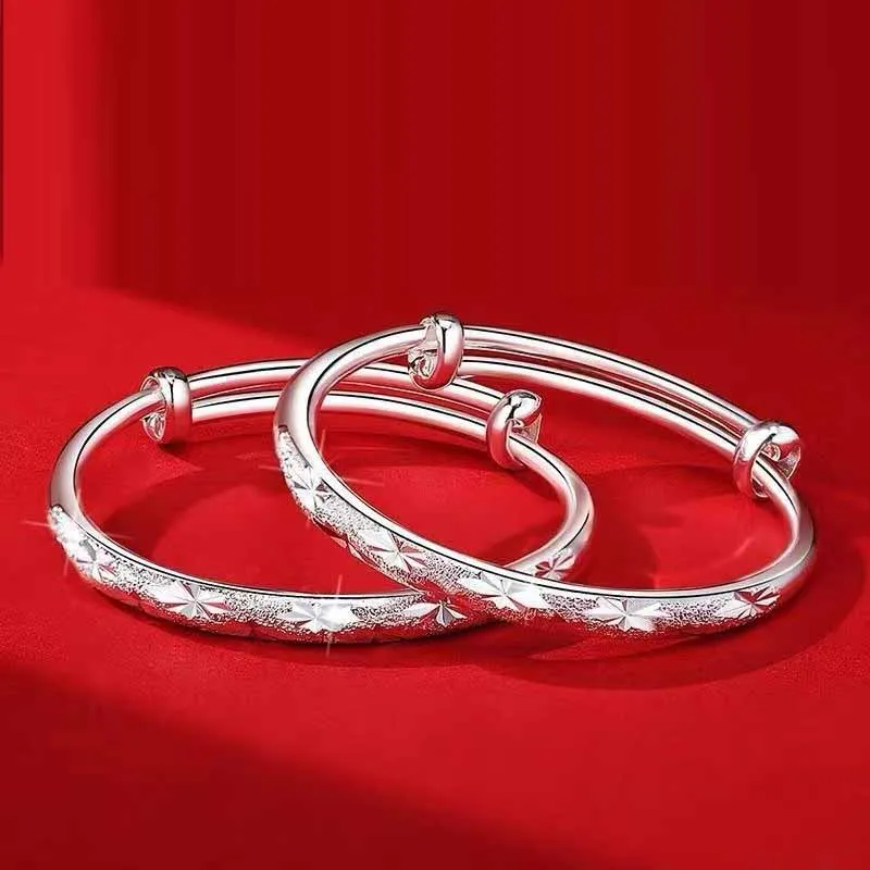 AITAO 999 Fine Silver Bangles Kids'-2