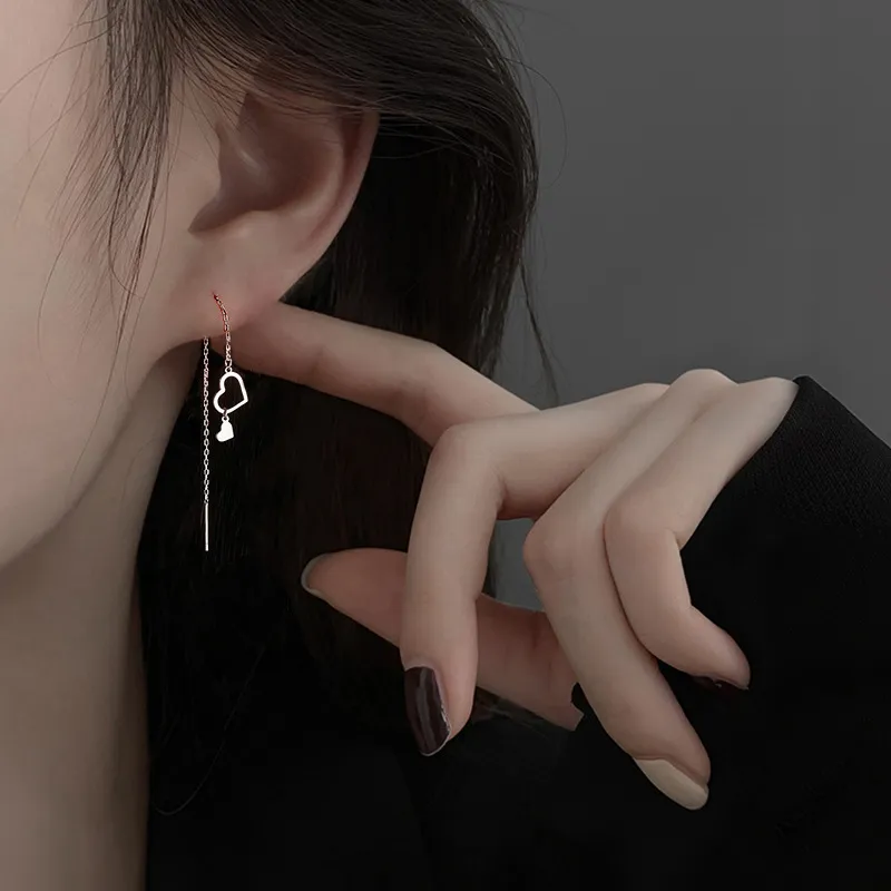 AITAO 999 Fine Silver Drop Earrings Women's-1