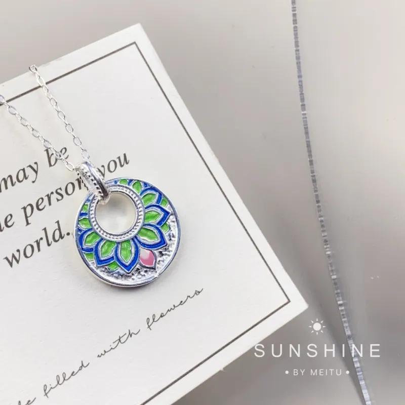 AITAO 999 Fine Silver Sterling Silver Necklaces Women's-2