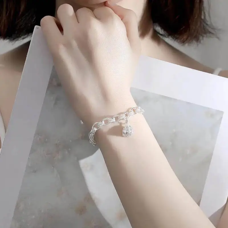 AITAO 990 Fine Silver Bangles Unisex-3