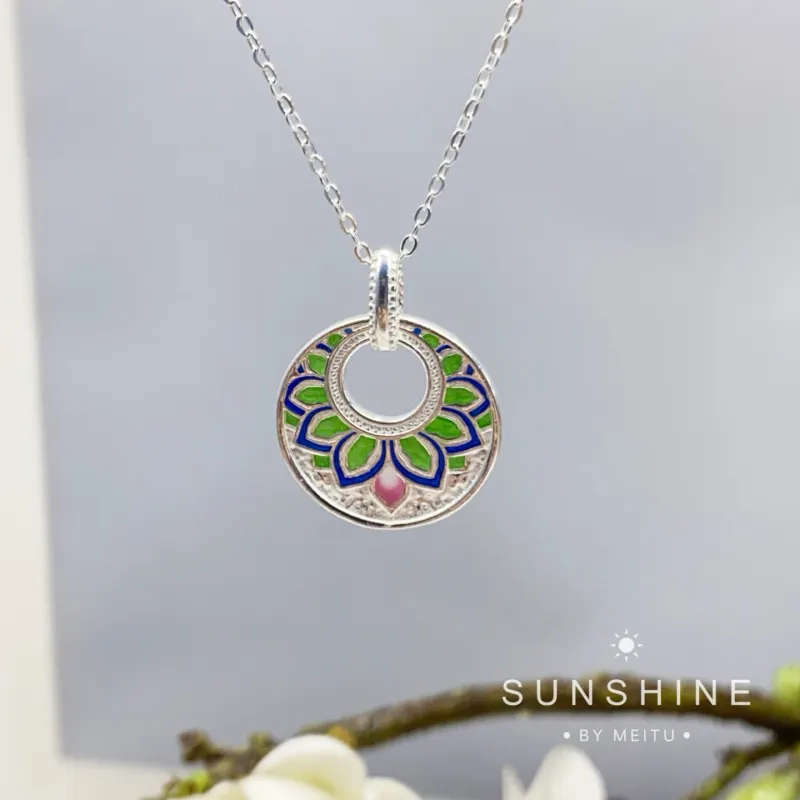 AITAO 999 Fine Silver Sterling Silver Necklaces Women's-3