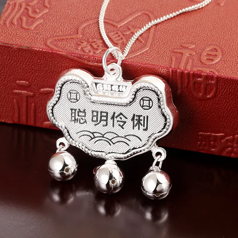 AITAO 999 Fine Silver Necklaces Kids'-4