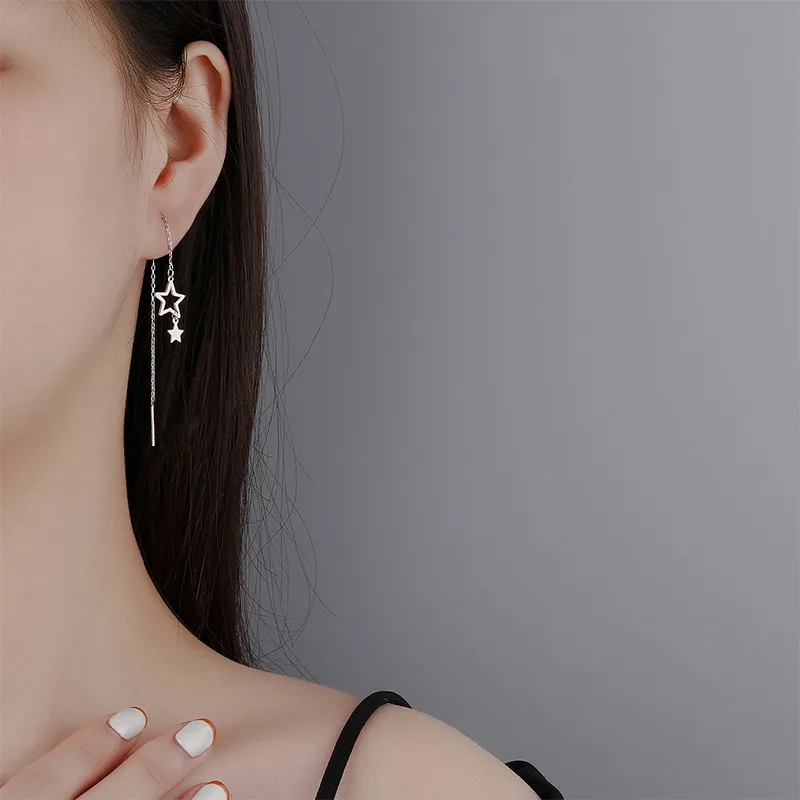 AITAO 999 Fine Silver Drop Earrings Women's-1