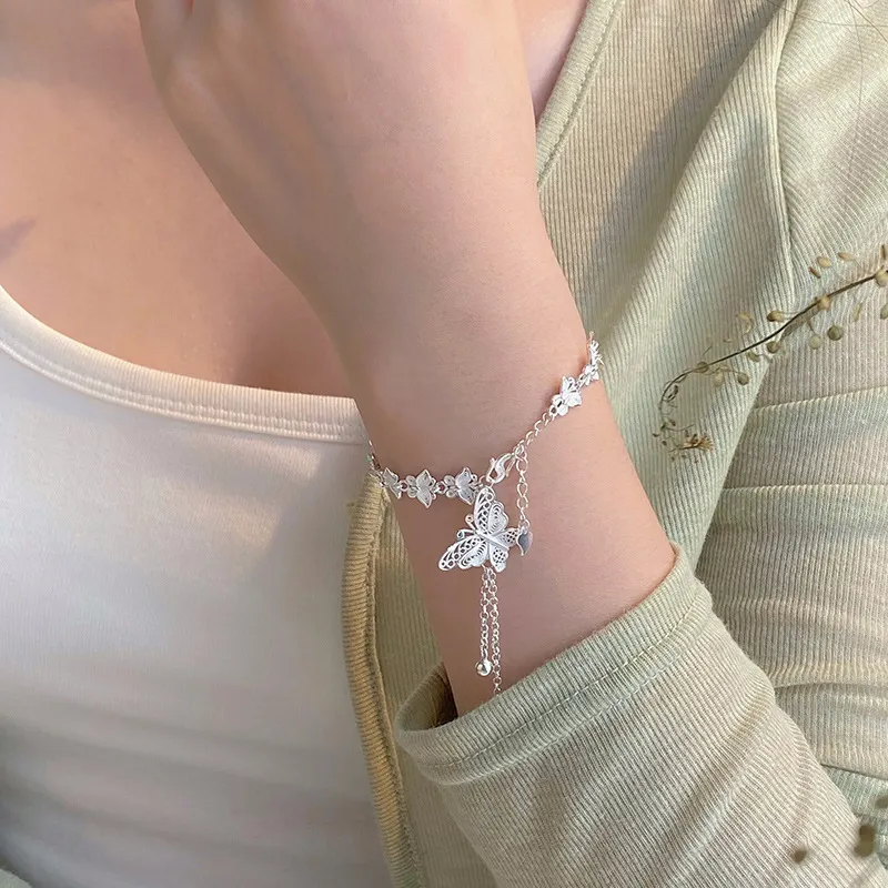 AITAO 999 Fine Silver Pure Silver Bracelets Women's-1