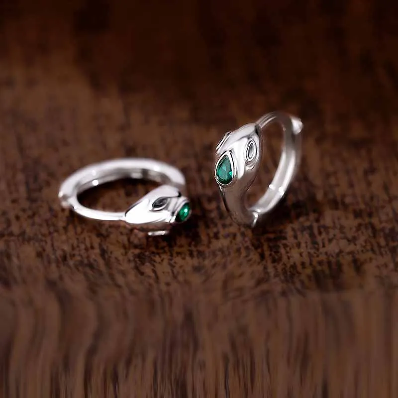 AITAO 999 Fine Silver Sterling Silver Hoop Earrings Unisex-5