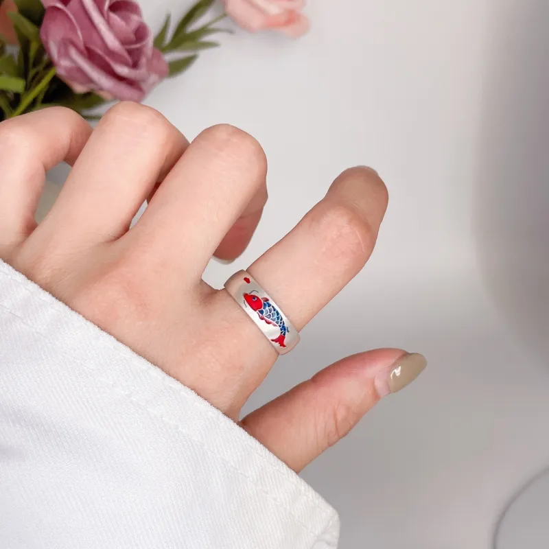 AITAO 999 Fine Silver Full Silver Ring Unisex-3