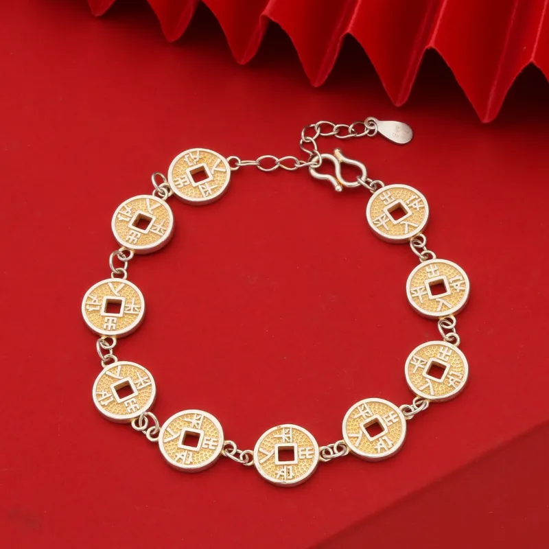 AITAO 999 Fine Silver Pure Silver Bracelets Women's-3