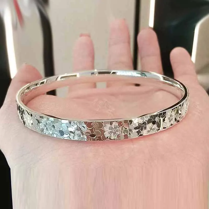 AITAO Foot Silver Bracelet 999 Fine Silver Women's-3