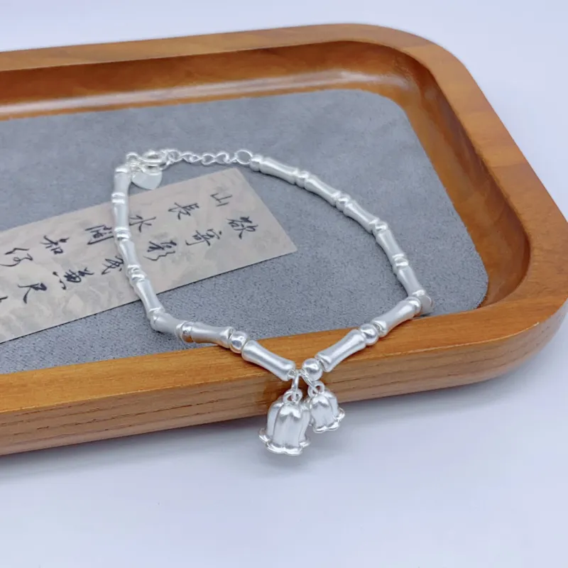 AITAO 990 Sterling Silver Pure Silver Bracelets Women's-2