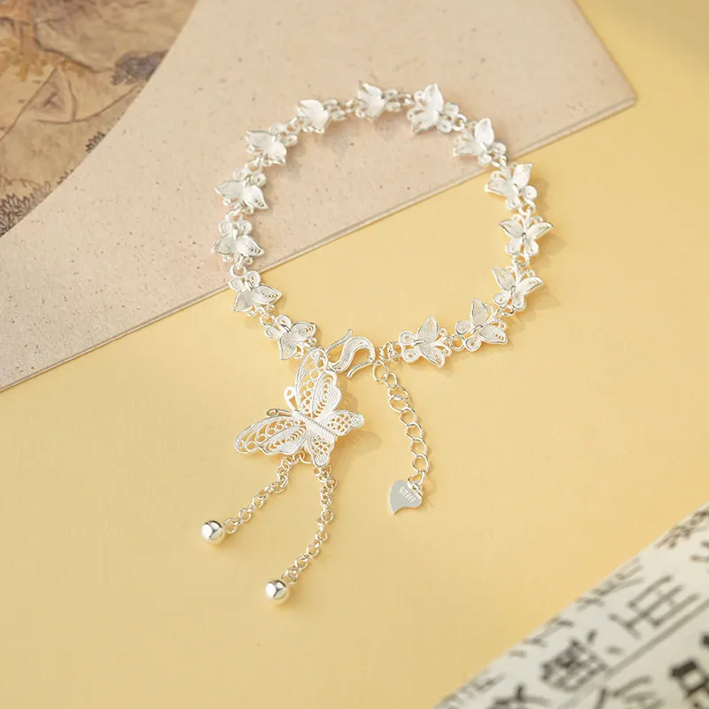 AITAO 999 Fine Silver Pure Silver Bracelets Women's-2