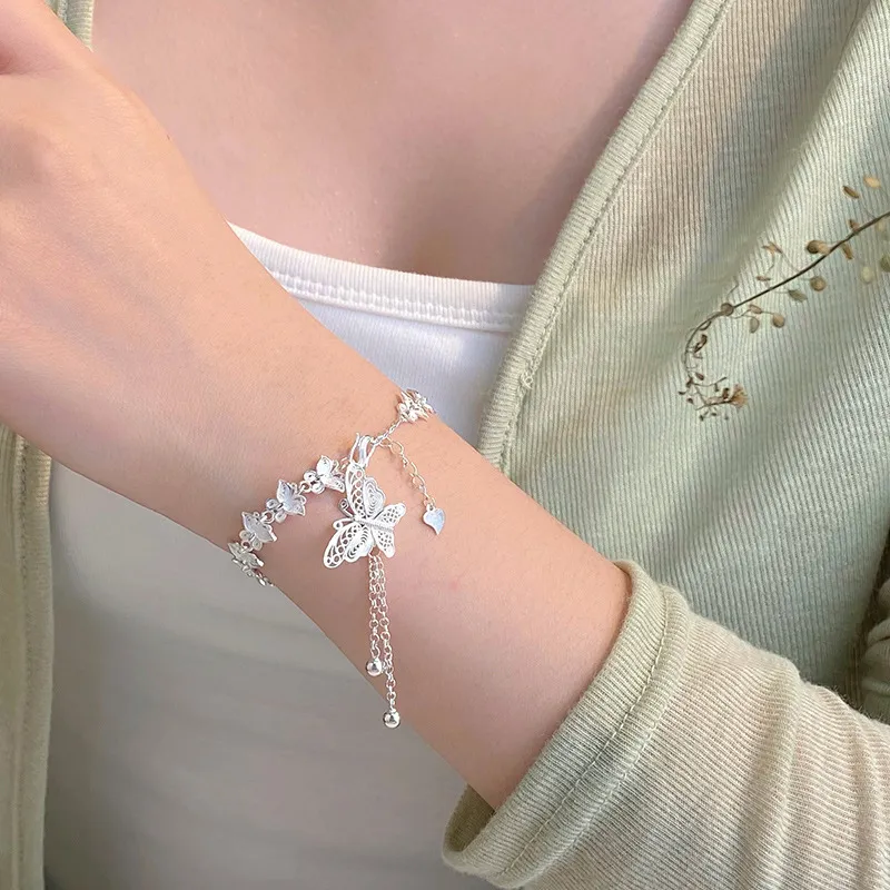 AITAO 999 Fine Silver Pure Silver Bracelets Women's-4