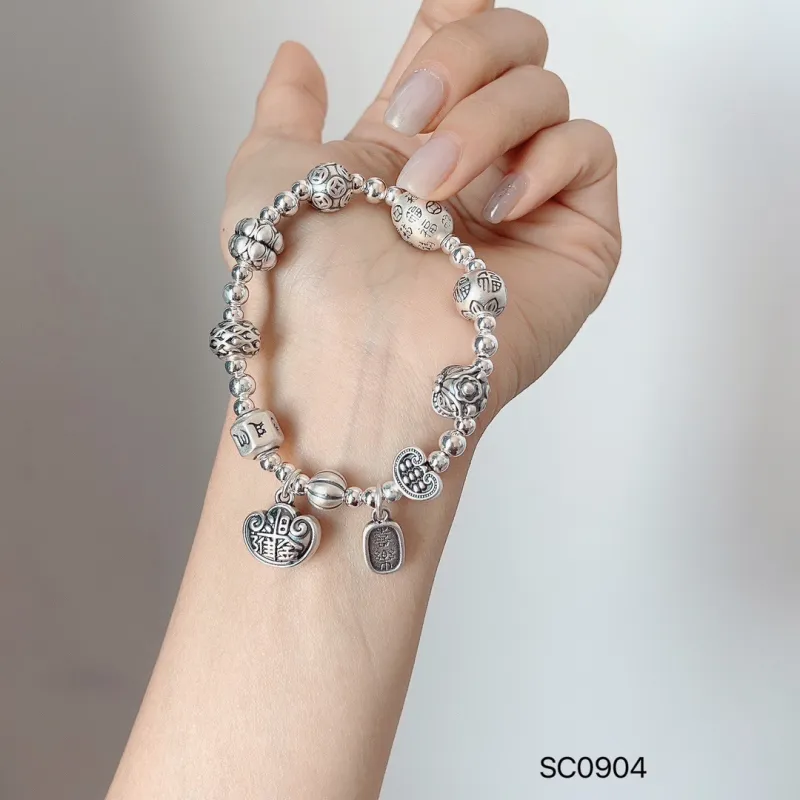 AITAO 999 Fine Silver Pure Silver Bracelets Unisex-2