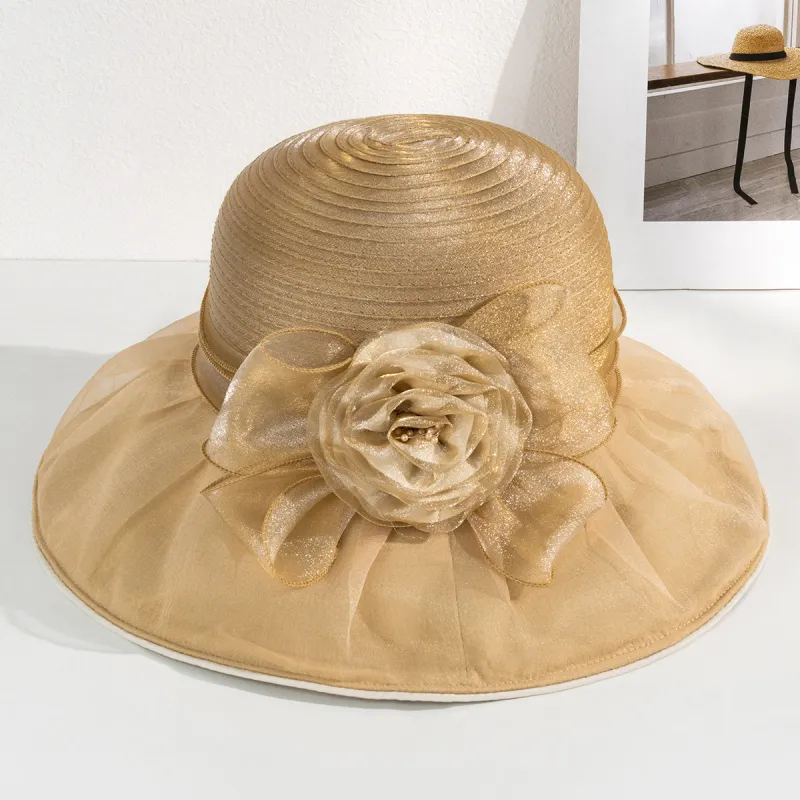 Shanghai Story Polyester Sun Protection Hats Women's-6