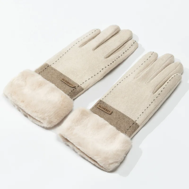 Shanghai Story Sheep Wool Blend Knit Gloves Women's-22