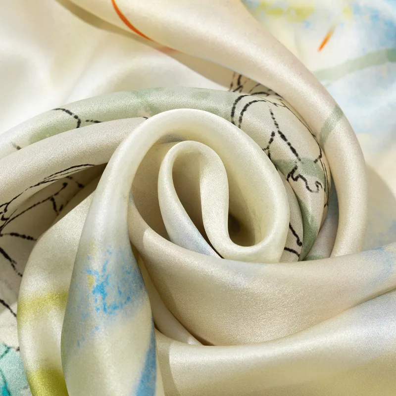 Shanghai Story Mulberry Silk Scarves Women's-29