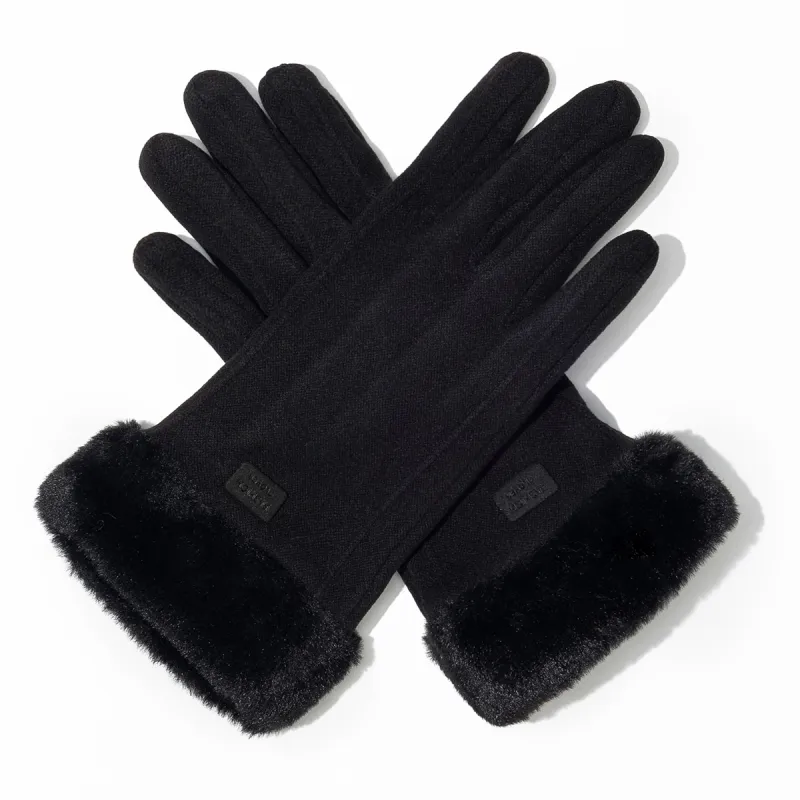 Shanghai Story Polyester Knit Gloves Women's-13