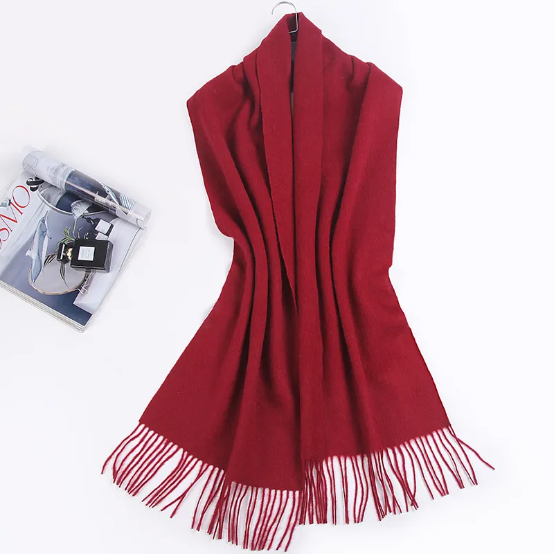 Shanghai Story Sheep Wool Knit Scarves Unisex-1