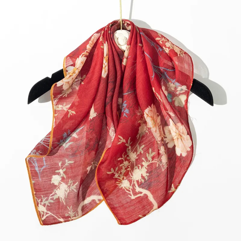 Shanghai Story Silk Scarves Women's-9