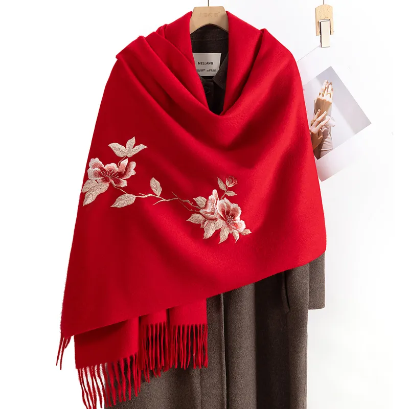 Shanghai Story Sheep Wool Knit Scarves Women's-8