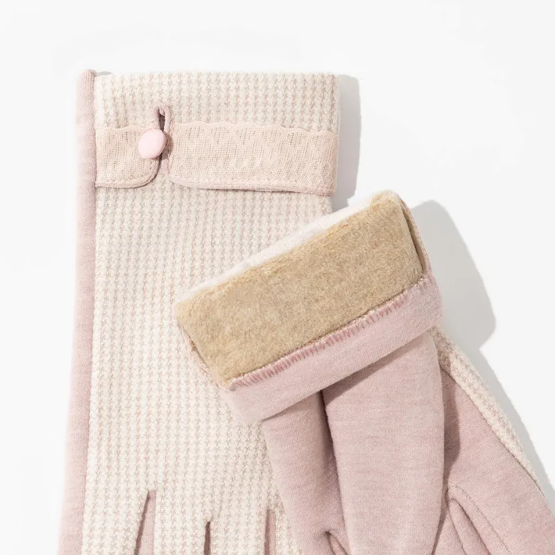 Shanghai Story Blend Knit Gloves Women's Available In 5 Colors-13