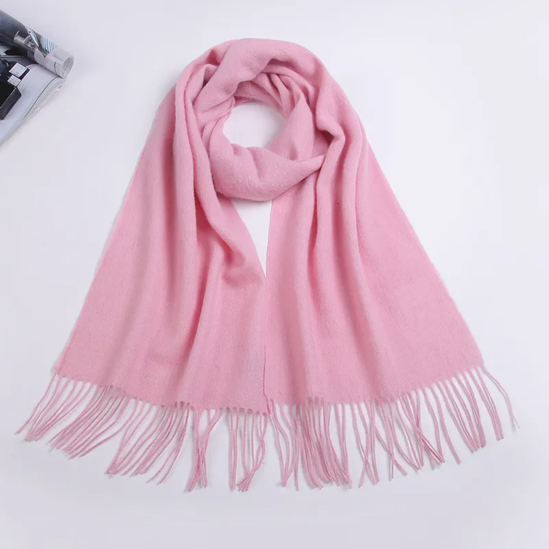 Shanghai Story Sheep Wool Knit Scarves Unisex-23