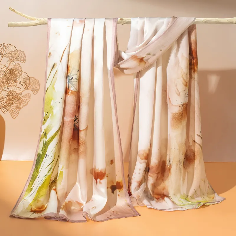 Shanghai Story 100% Mulberry Silk Scarves Women's Enchanted Dreams, Gift Box Set-5