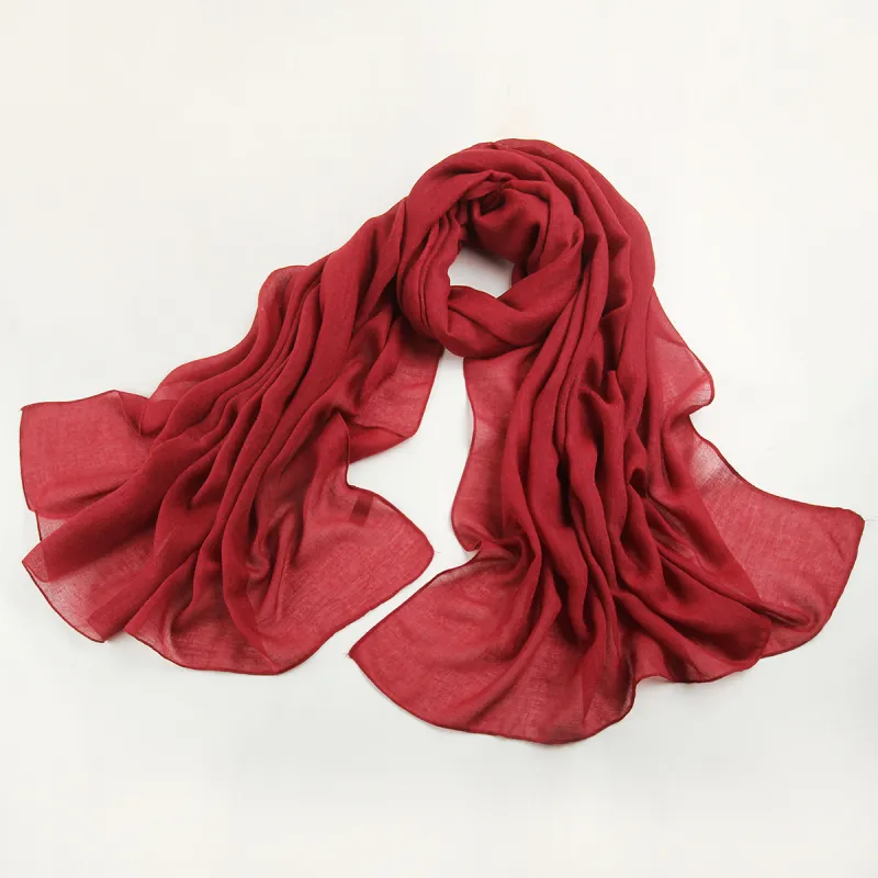 Shanghai Story Polyester Knit Scarves Women's-15