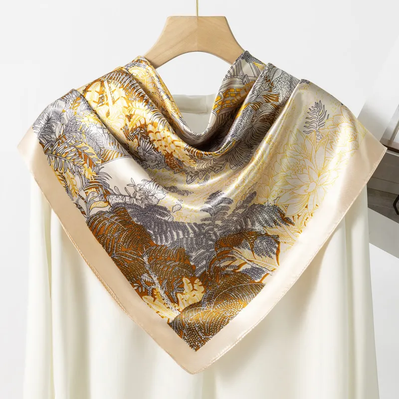 Shanghai Story 100% Polyester Silk Scarves Women's-8